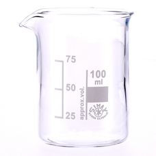 Simax® Glass Beaker, Squat Form: 100ml - Pack of 10